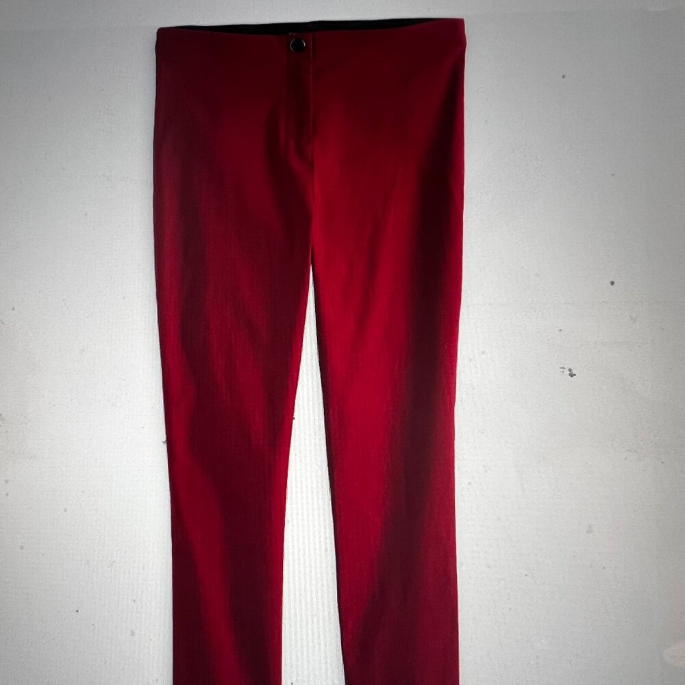 Violets & Roses Violet Mid Rise Slim Straight Trouser